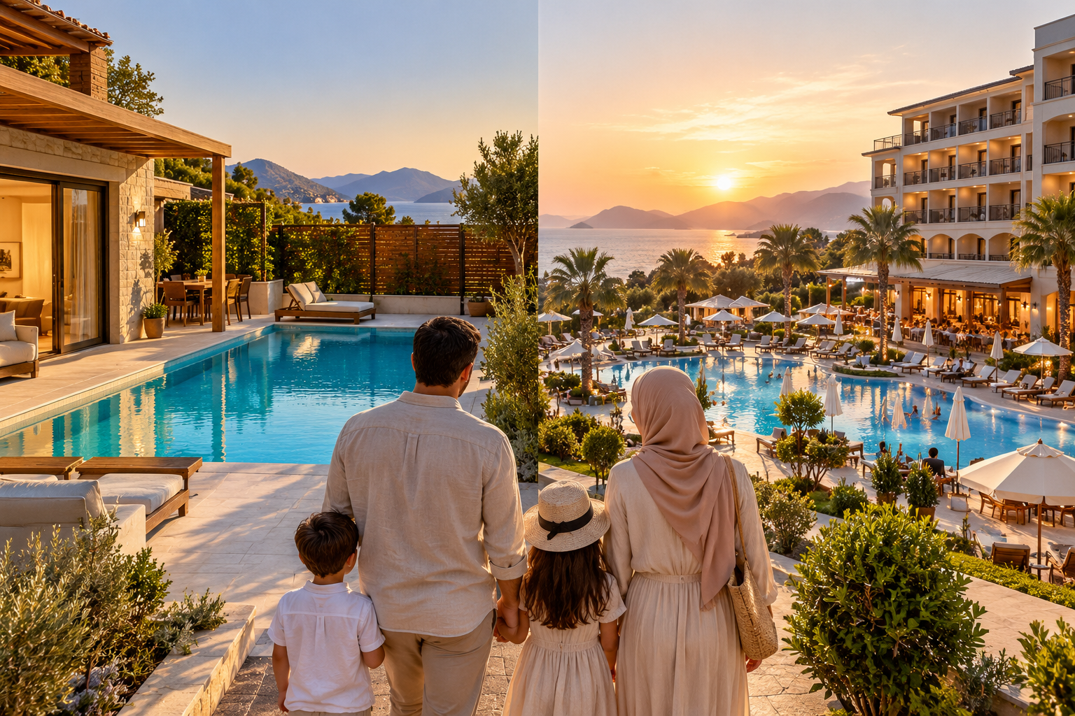 Muhafazakar Villa mı Otel mi? Aile Tatili İçin Hangisi Daha Uygun?
