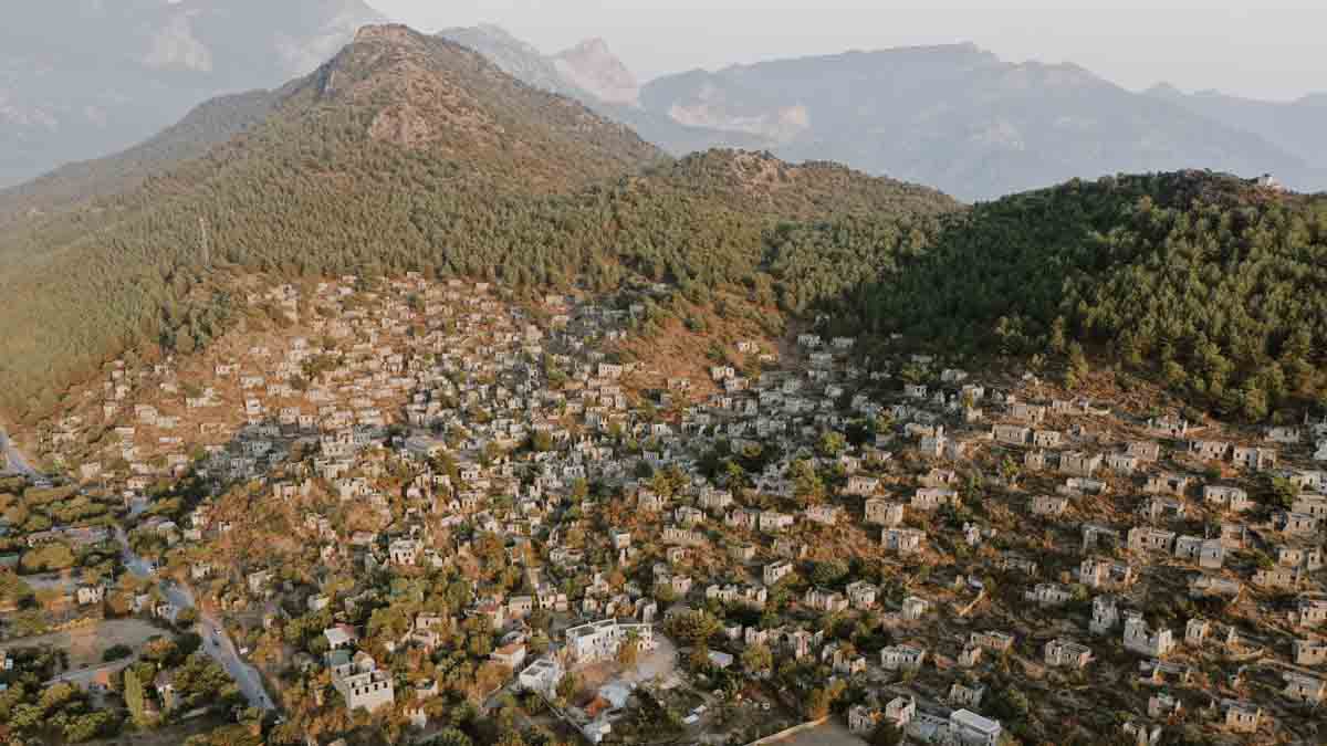 fethiye kayaköy sokakları